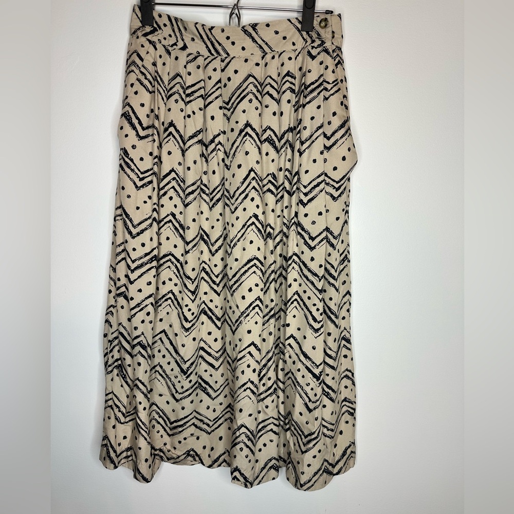 Rena Rowan for Saville Beige and Black Women's Skirt Size 12